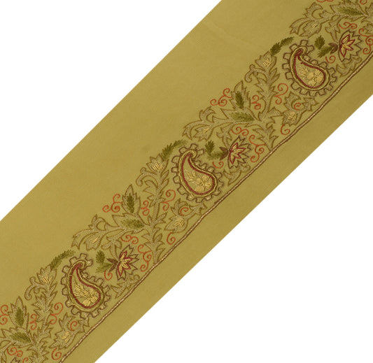 Sushila Vintage Sari Border Indian Craft Sewing Trim Hand Beaded Lace Ribbon
