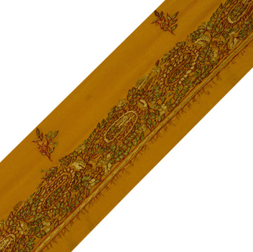 1.75"Sushila Vintage Rust Sari Border Craft Sewing Trim Hand Embroidered Lace