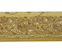 Sushila Vintage Cream Saree Border Indian Craft Sewing Trim Weaving Lace Ribbon