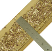 Sushila Vintage Cream Saree Border Indian Craft Sewing Trim Weaving Lace Ribbon