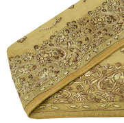 Sushila Vintage Cream Saree Border Indian Craft Sewing Trim Weaving Lace Ribbon