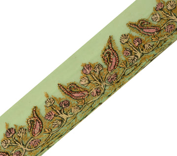 1.5" Sushila Vintage Saree Border Indian Craft Sewing Trim Embroidered Lace