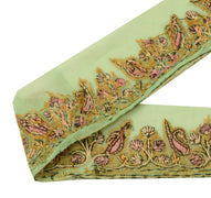 1.5" Sushila Vintage Saree Border Indian Craft Sewing Trim Embroidered Lace