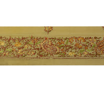 Sushila Vintage Cream Saree Border Indian Craft Sewing Trim Embroidered Lace