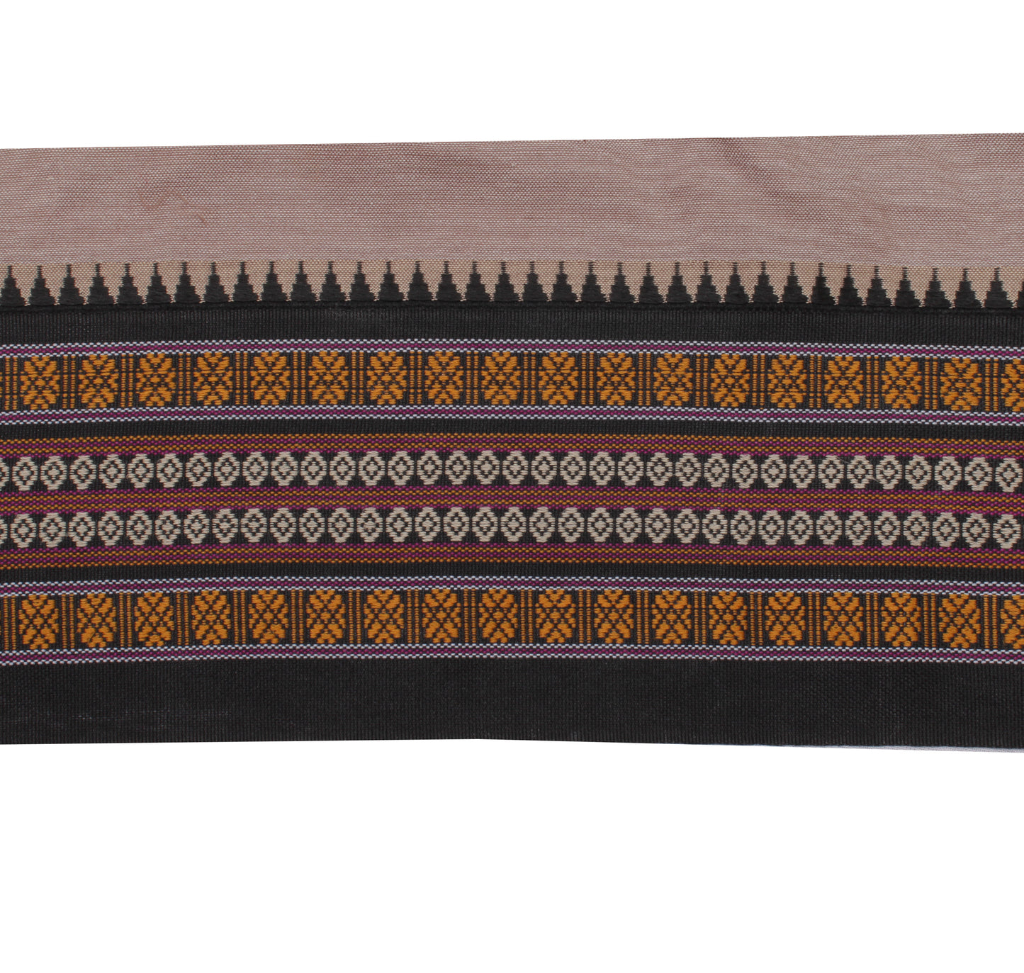 Sushila Vintage Black Saree Border Indian Craft Sewing Trim Woven Lace Ribbon