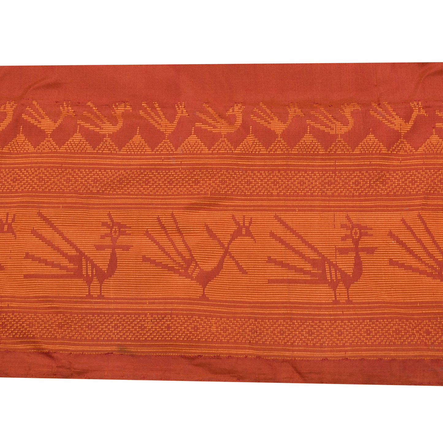 Sushila Vintage Rust Saree Border Indian Craft Sewing Trim Woven Lace Ribbon