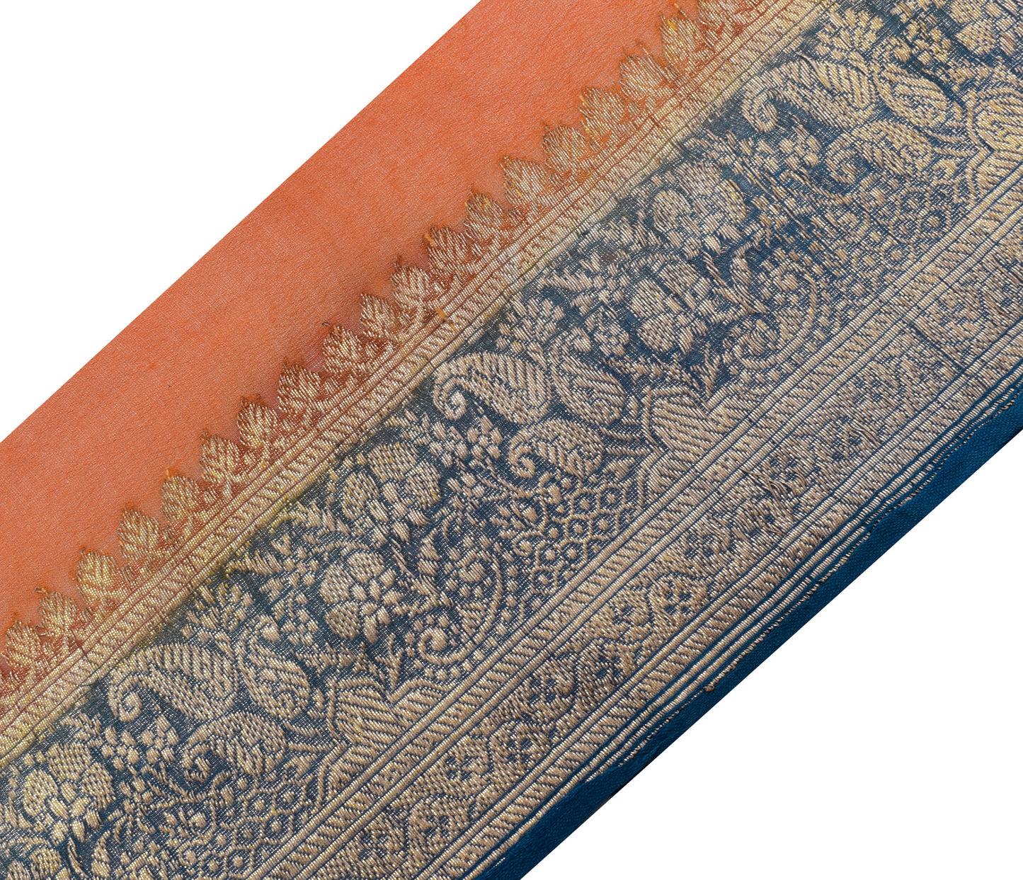 Sushila Vintage Saree Border Indian Craft Sewing Trim Zari Woven Lace Ribbon