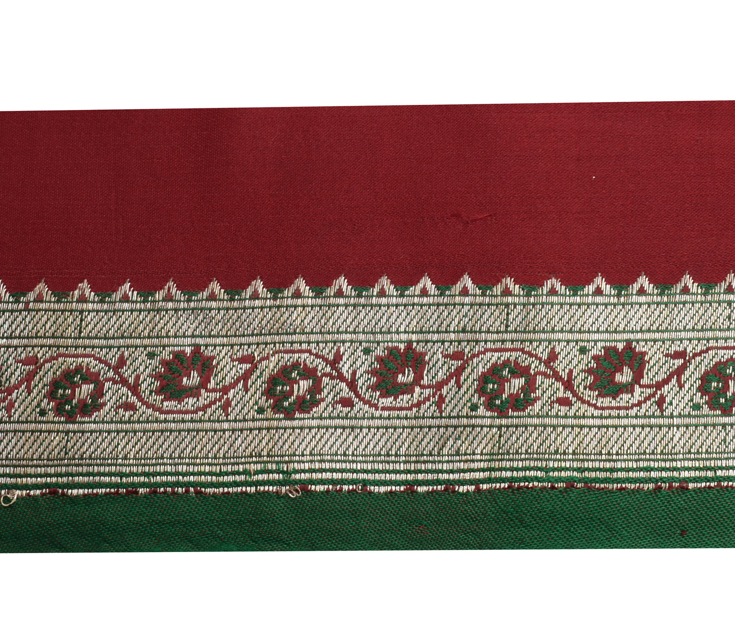 Sushila Vintage Saree Border Indian Craft Sewing Trim Zari Woven Lace Ribbon