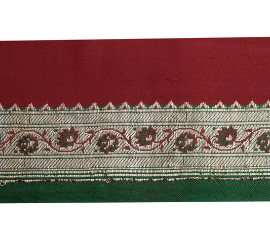 Sushila Vintage Saree Border Indian Craft Sewing Trim Zari Woven Lace Ribbon