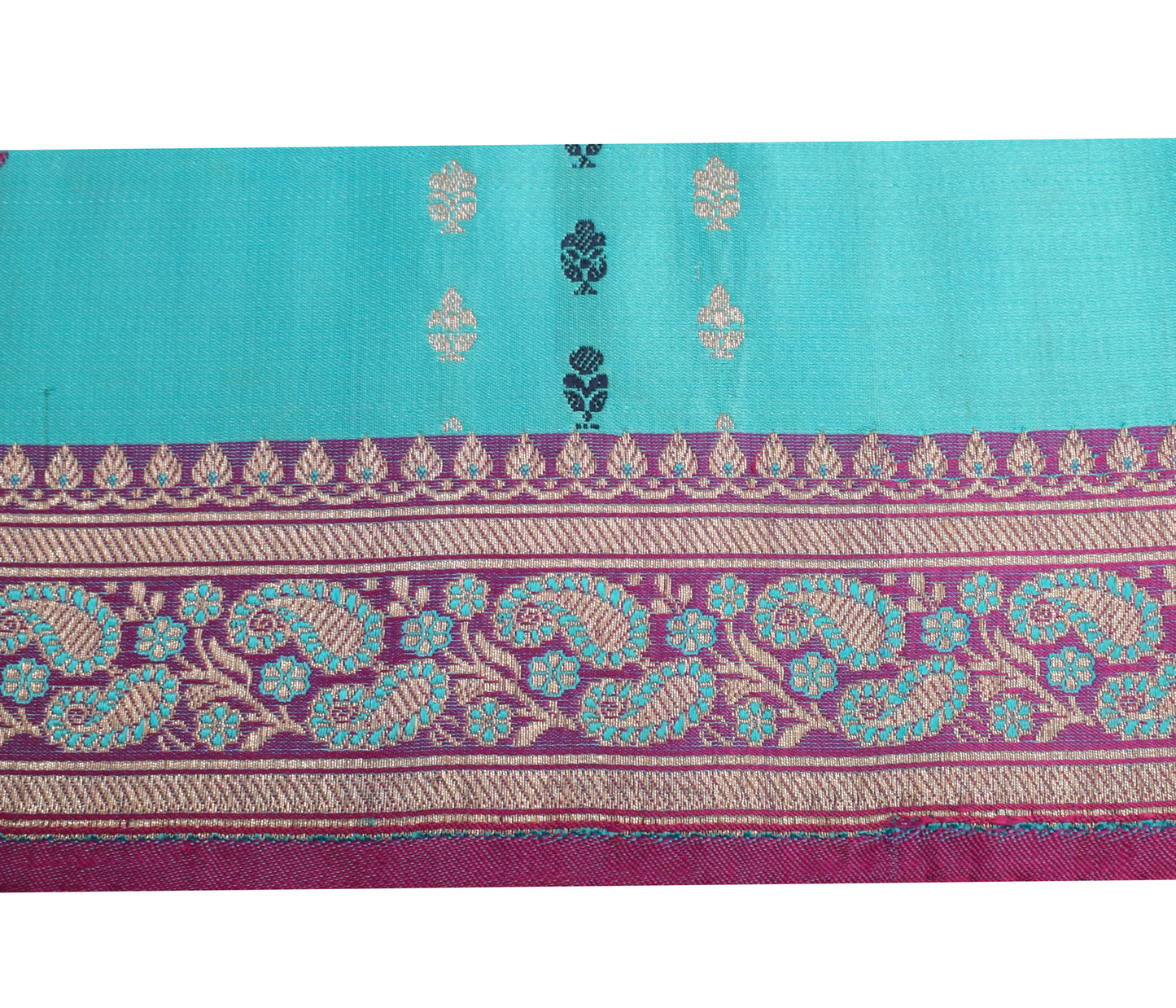 Sushila Vintage Purple Saree Border Indian Craft Sewing Trim Woven Lace Ribbon