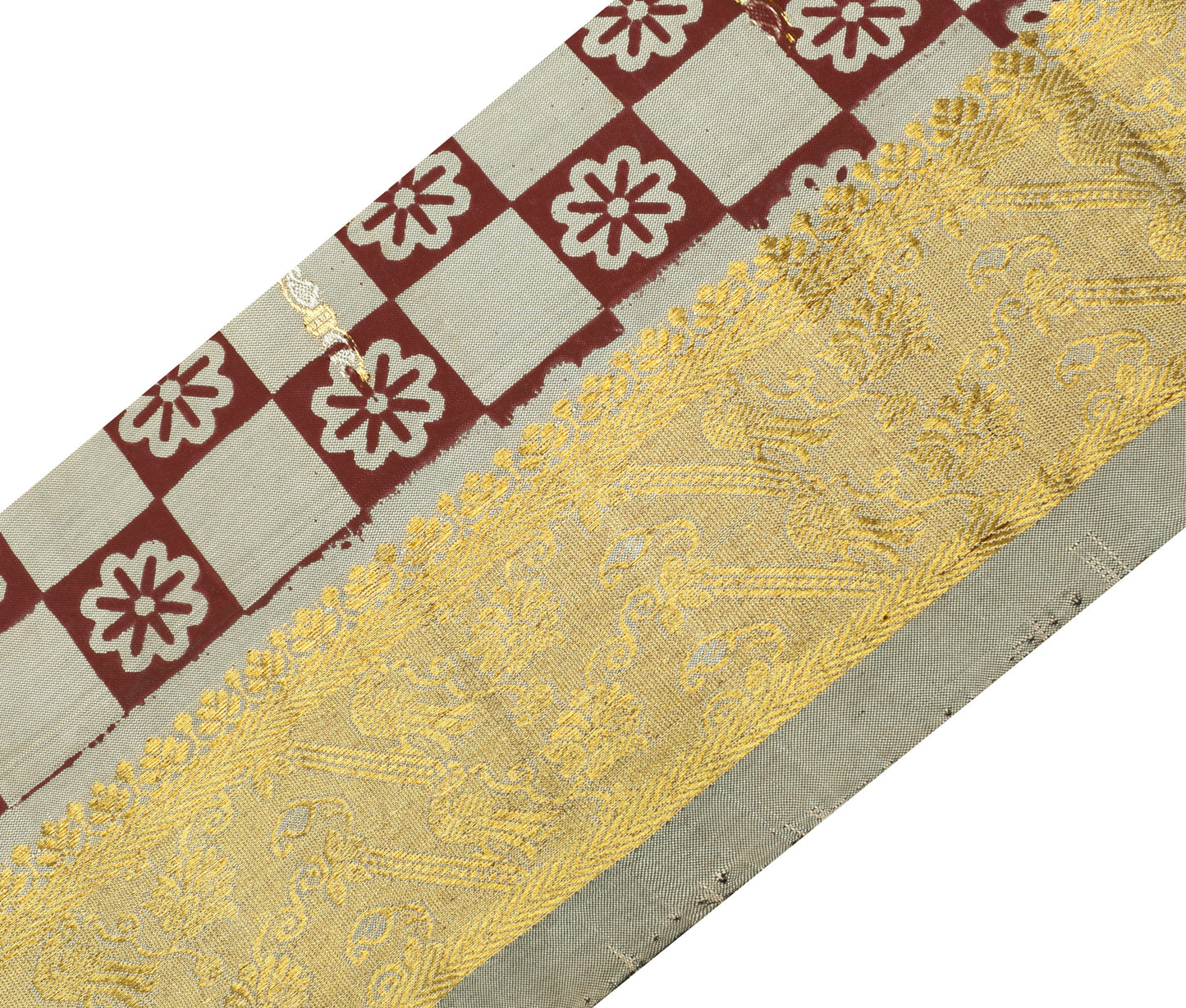 Sushila Vintage Saree Border Indian Craft Sewing Trim Woven Lace Ribbon Edges