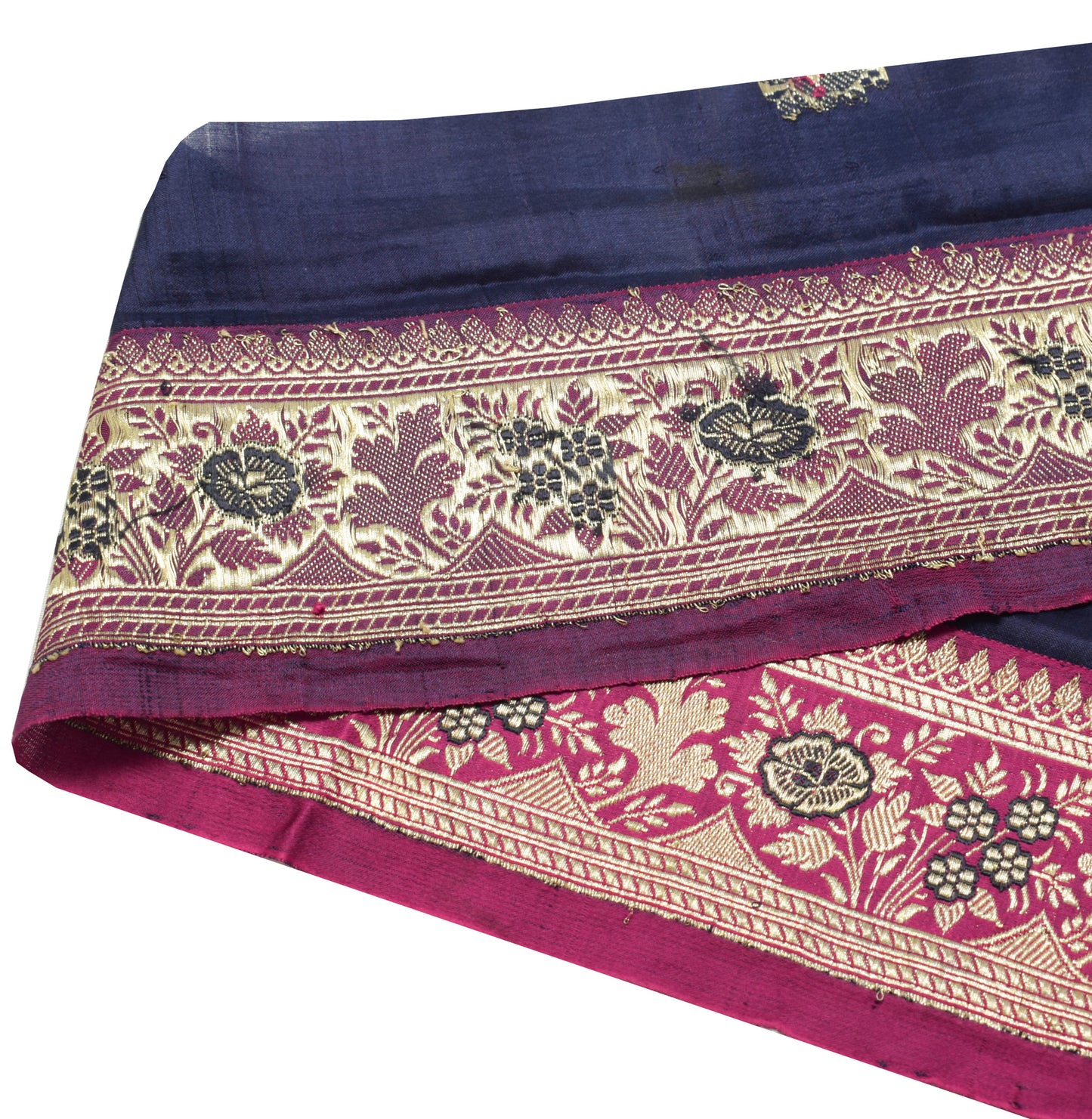 Sushila Vintage Pink Saree Border Indian Craft Sewing Trim Woven Lace Ribbon