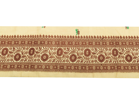 Sushila Vintage Cream Saree Border Indian Craft Sewing Trim Woven Lace Ribbon