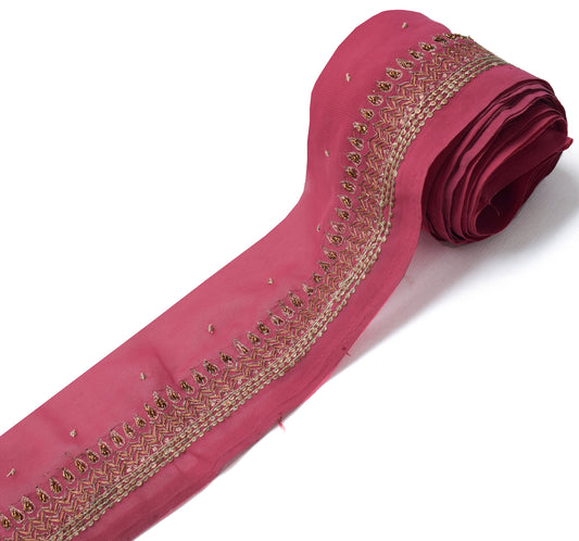 Sushila Vintage Saree Border Indian Craft Sewing Trim Embroidered Lace Ribbon