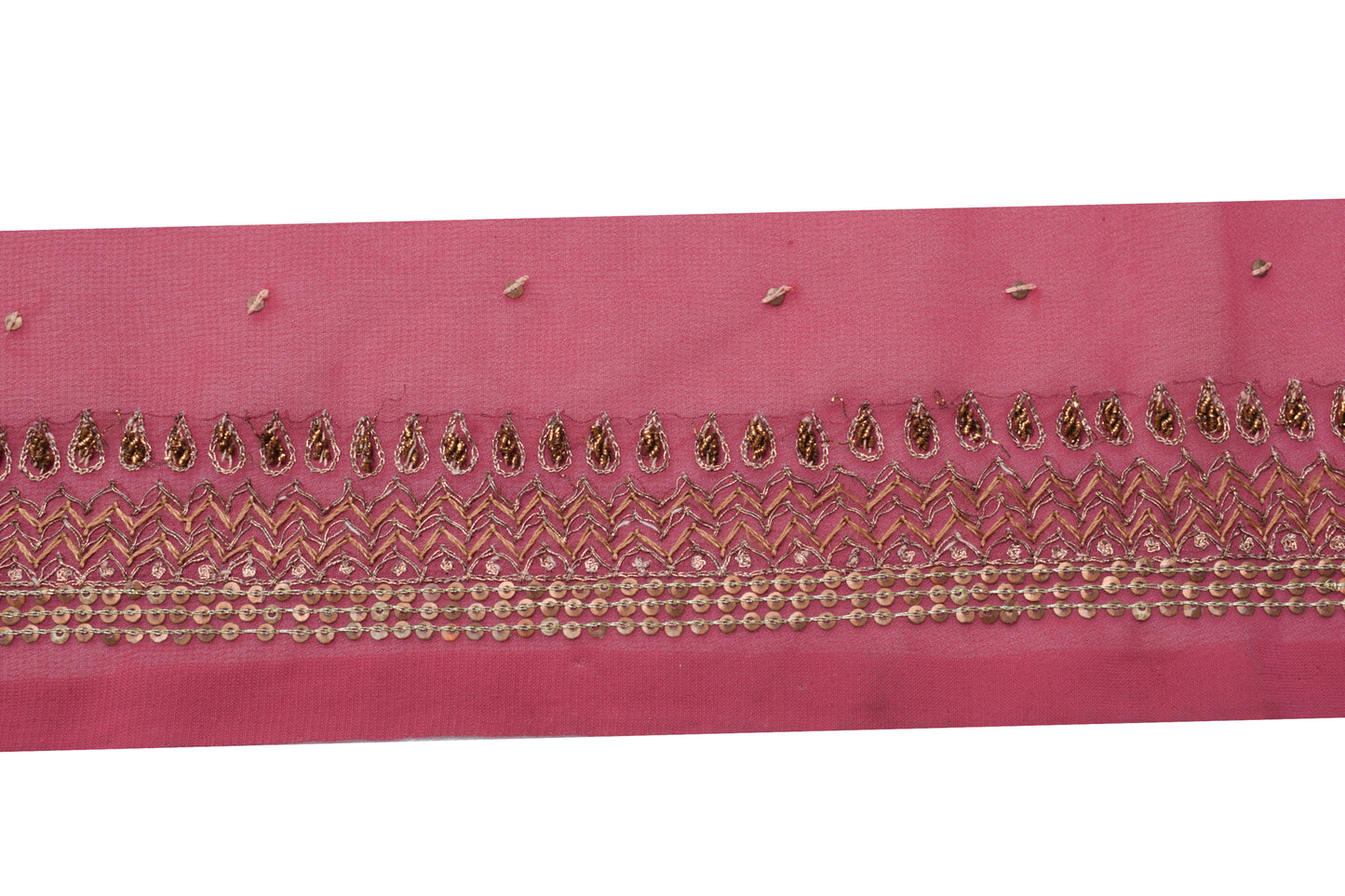 Sushila Vintage Saree Border Indian Craft Sewing Trim Embroidered Lace Ribbon