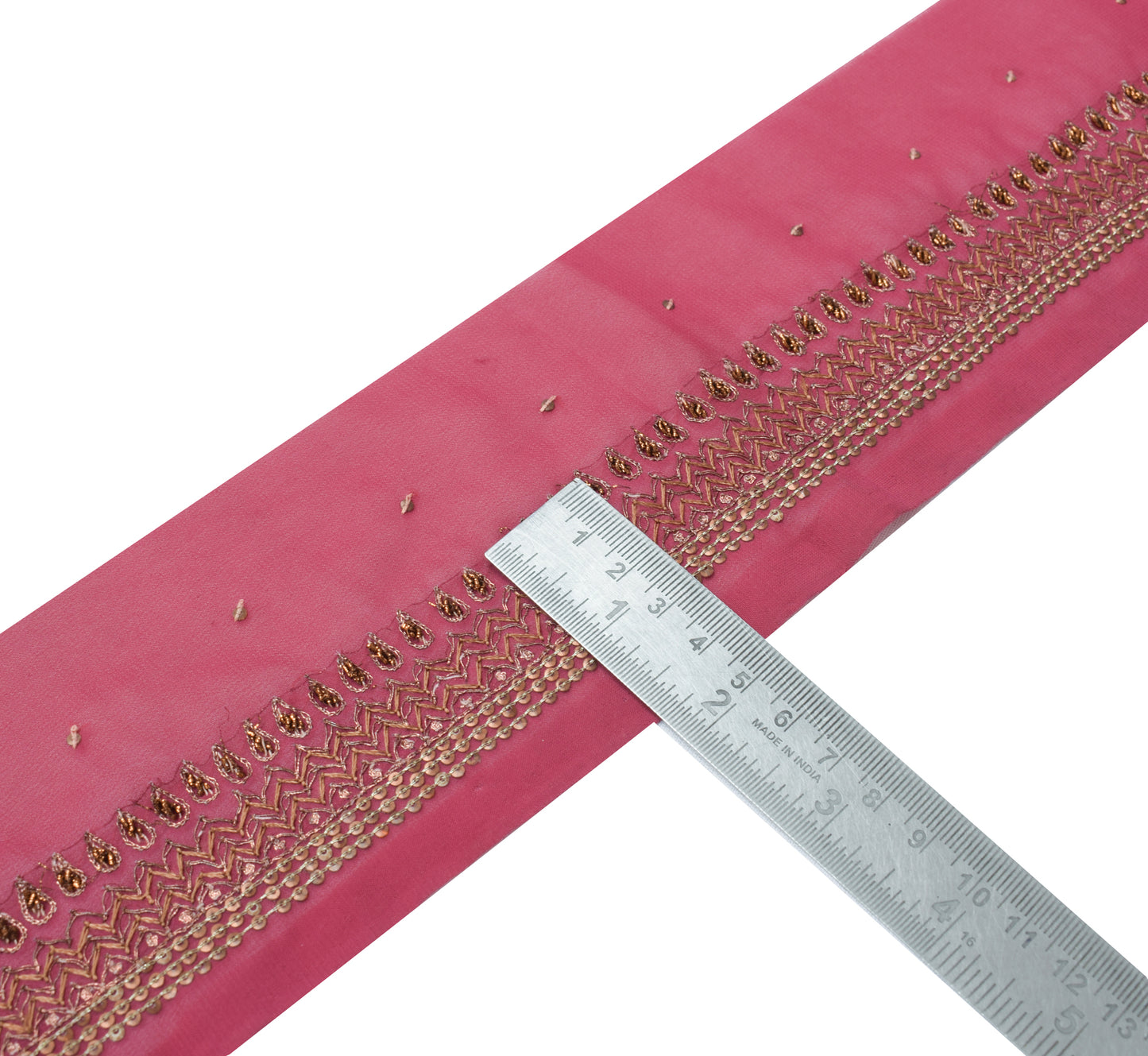 Sushila Vintage Saree Border Indian Craft Sewing Trim Embroidered Lace Ribbon