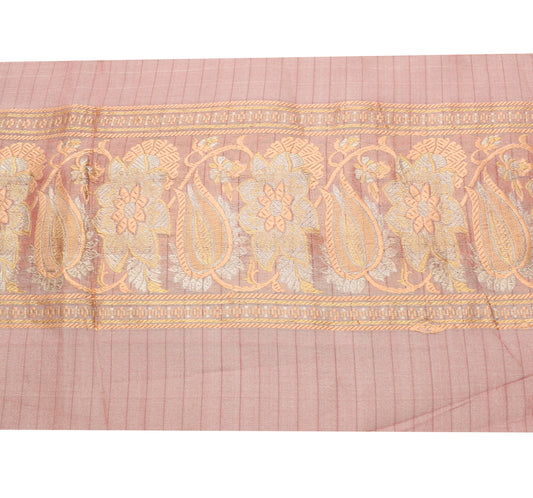 Sushila Vintage Pure Silk Saree Border Indian Craft Sewing Trim Woven Ribbon