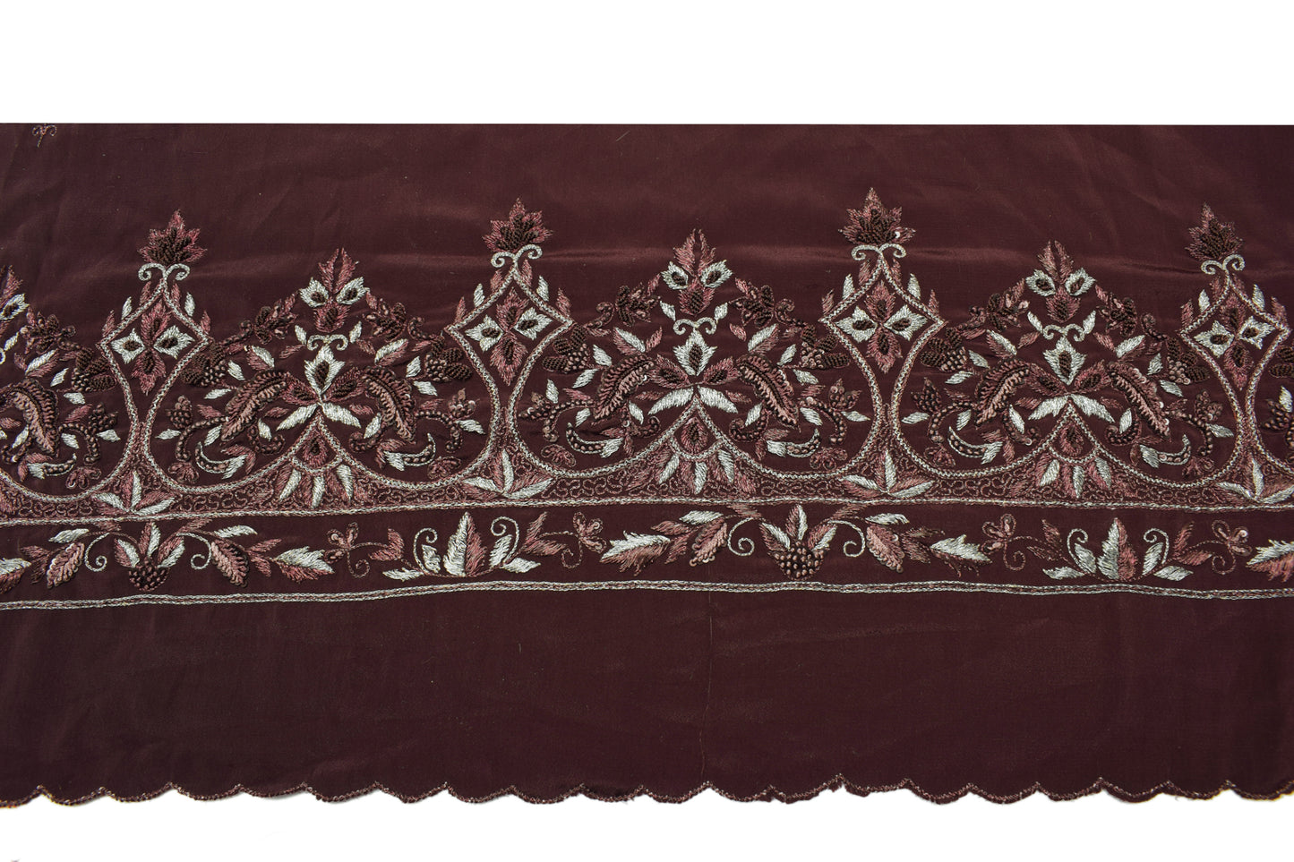 Sushila Vintage Saree Border Indian Craft Sewing Trim Hand Beaded Lace Ribbon