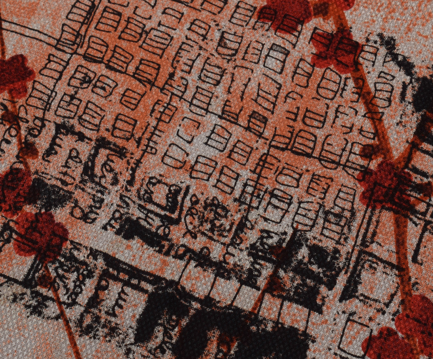 Sushila Vintage Indian Saree Pure Georgette Silk Printed 5 Yard Craft Fabric