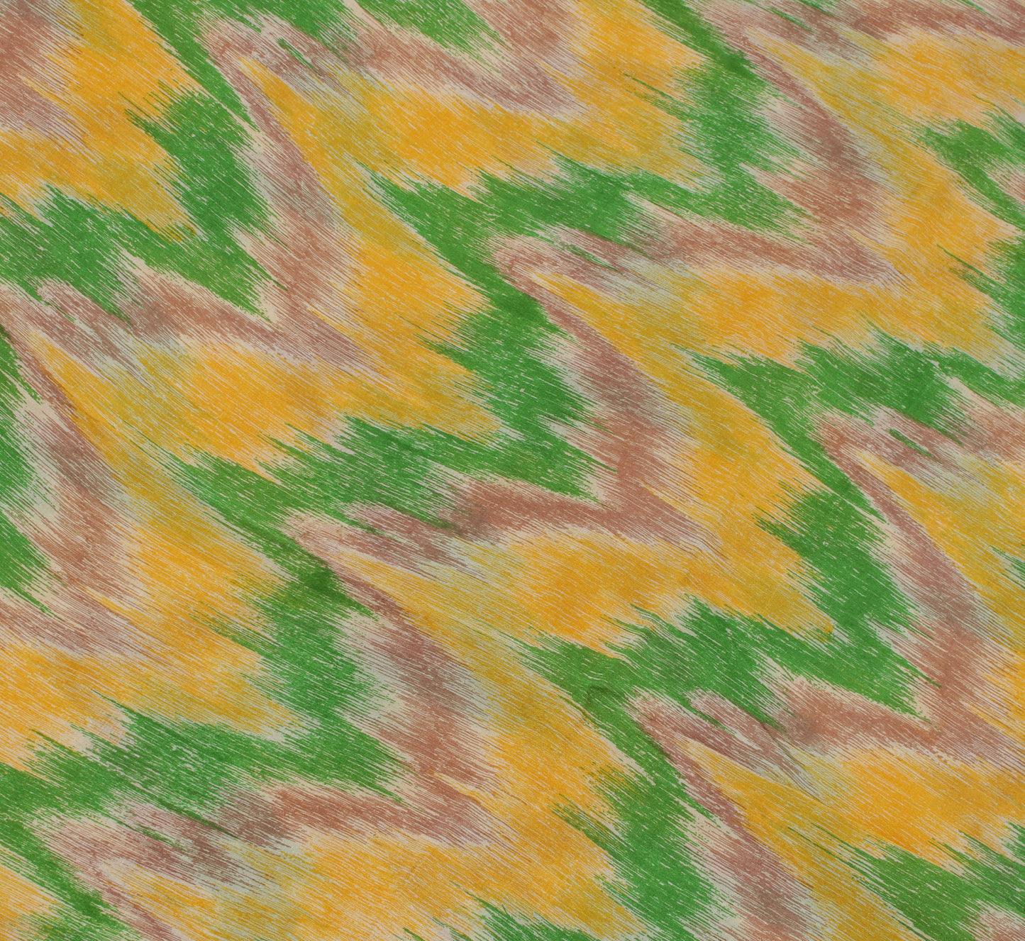 Sushila Vintage Indian Saree 100% Pure Silk Printed Leheria Sari Soft Fabric