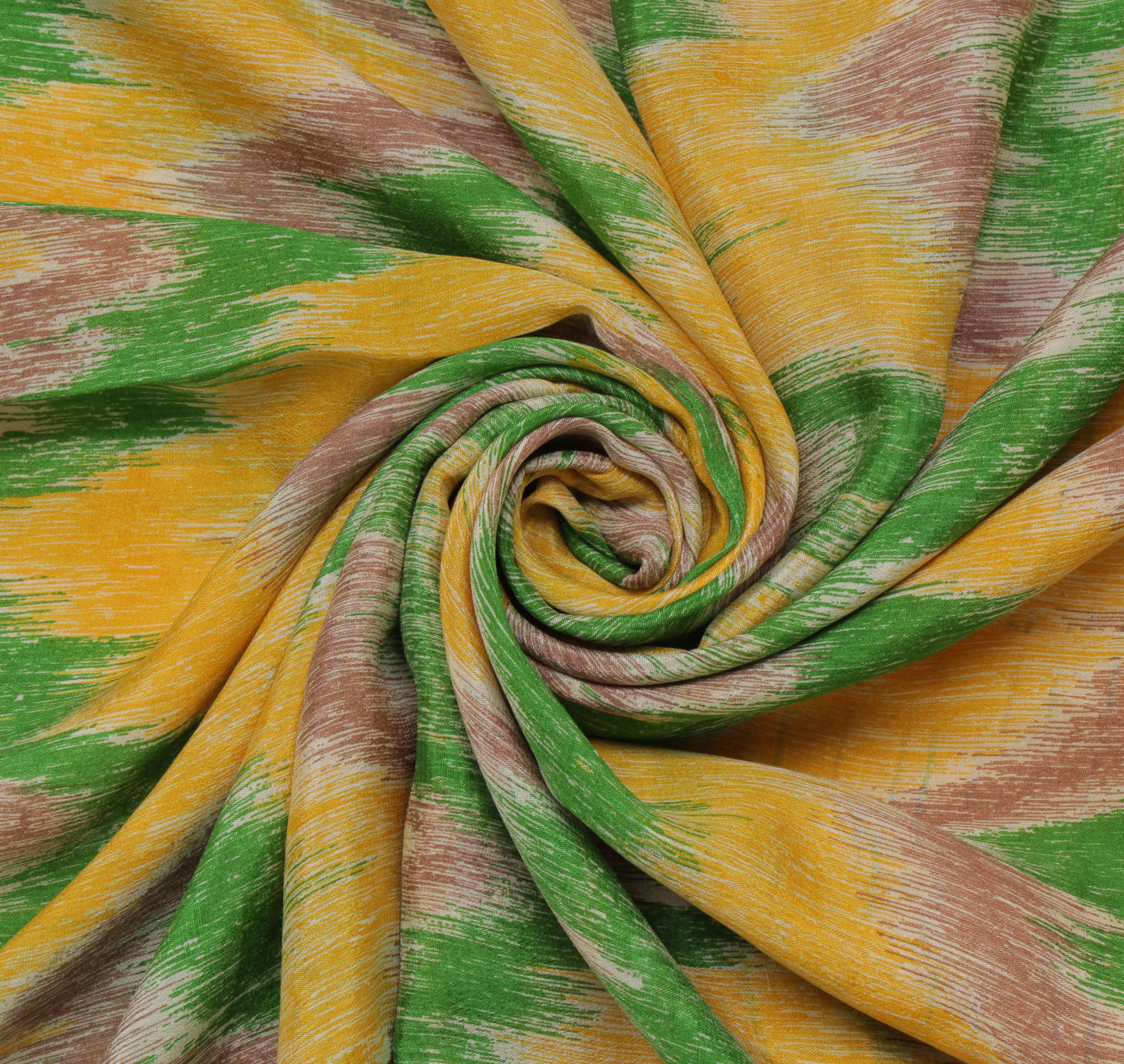 Sushila Vintage Indian Saree 100% Pure Silk Printed Leheria Sari Soft Fabric