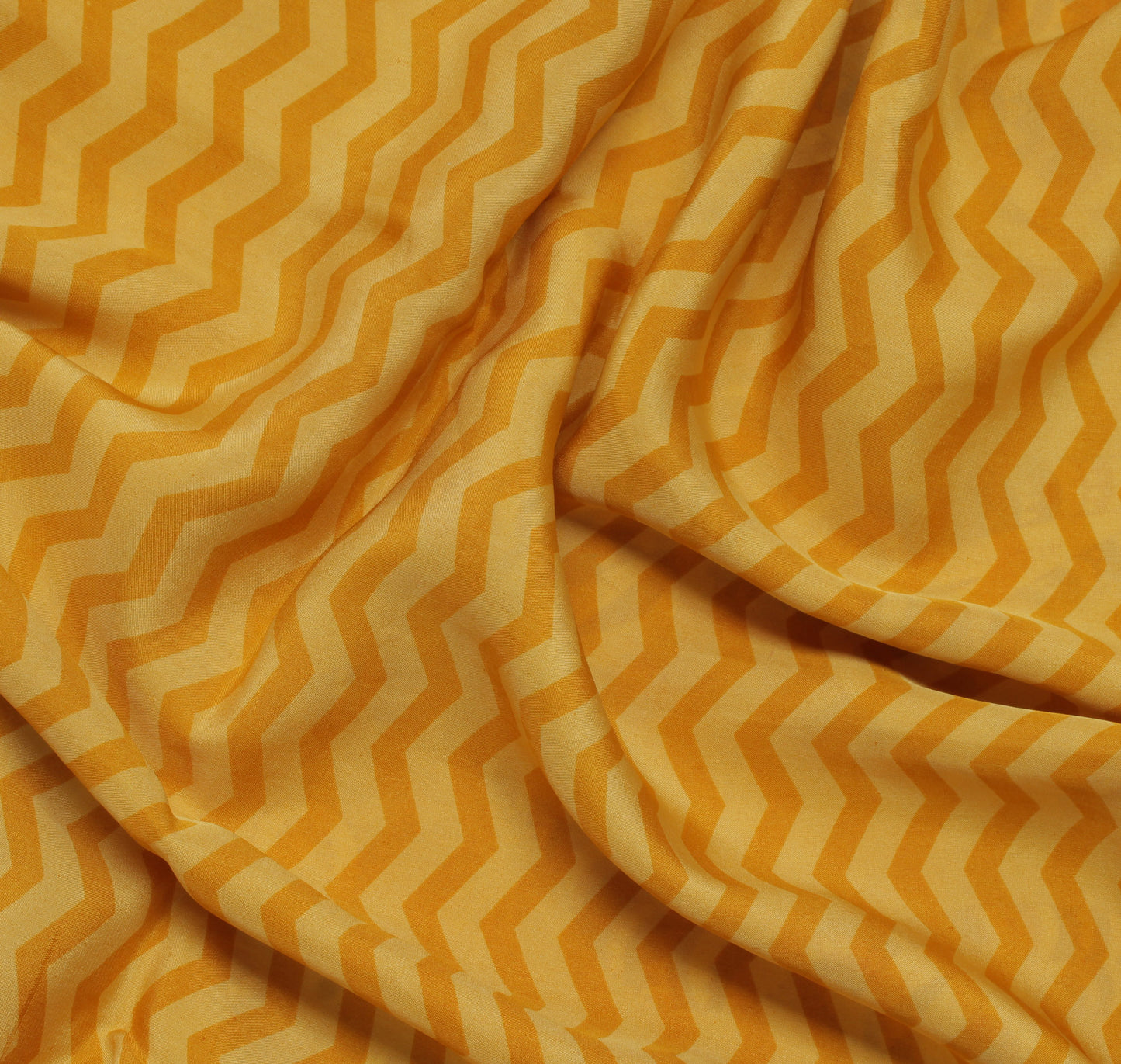 Sushila Vintage Yellow Saree 100% Pure Crepe Silk Printed Indian Soft Fabric