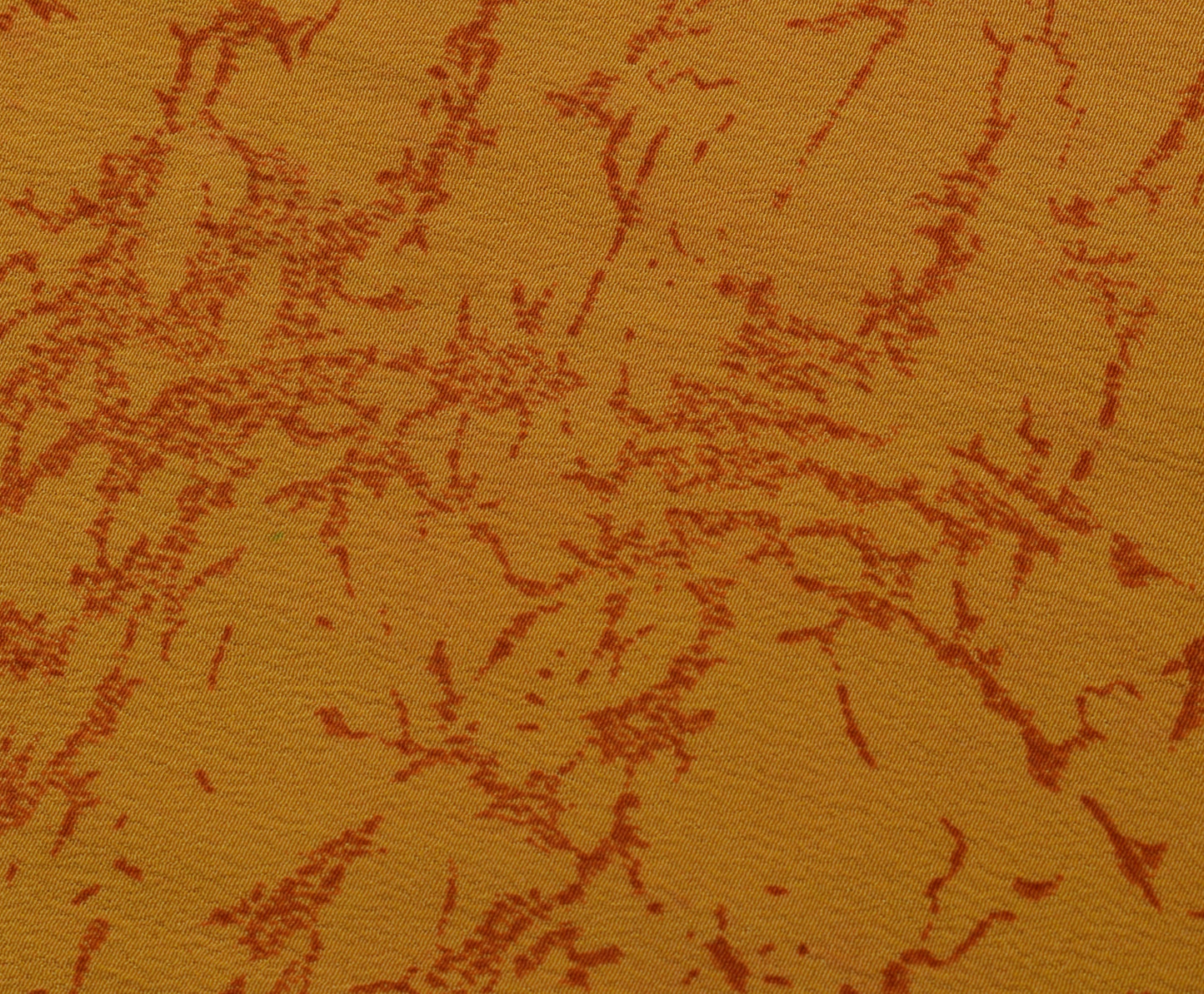 Sushila Vintage Orange Saree 100% Pure Crepe Silk Printed 5 Yard  Soft Fabric