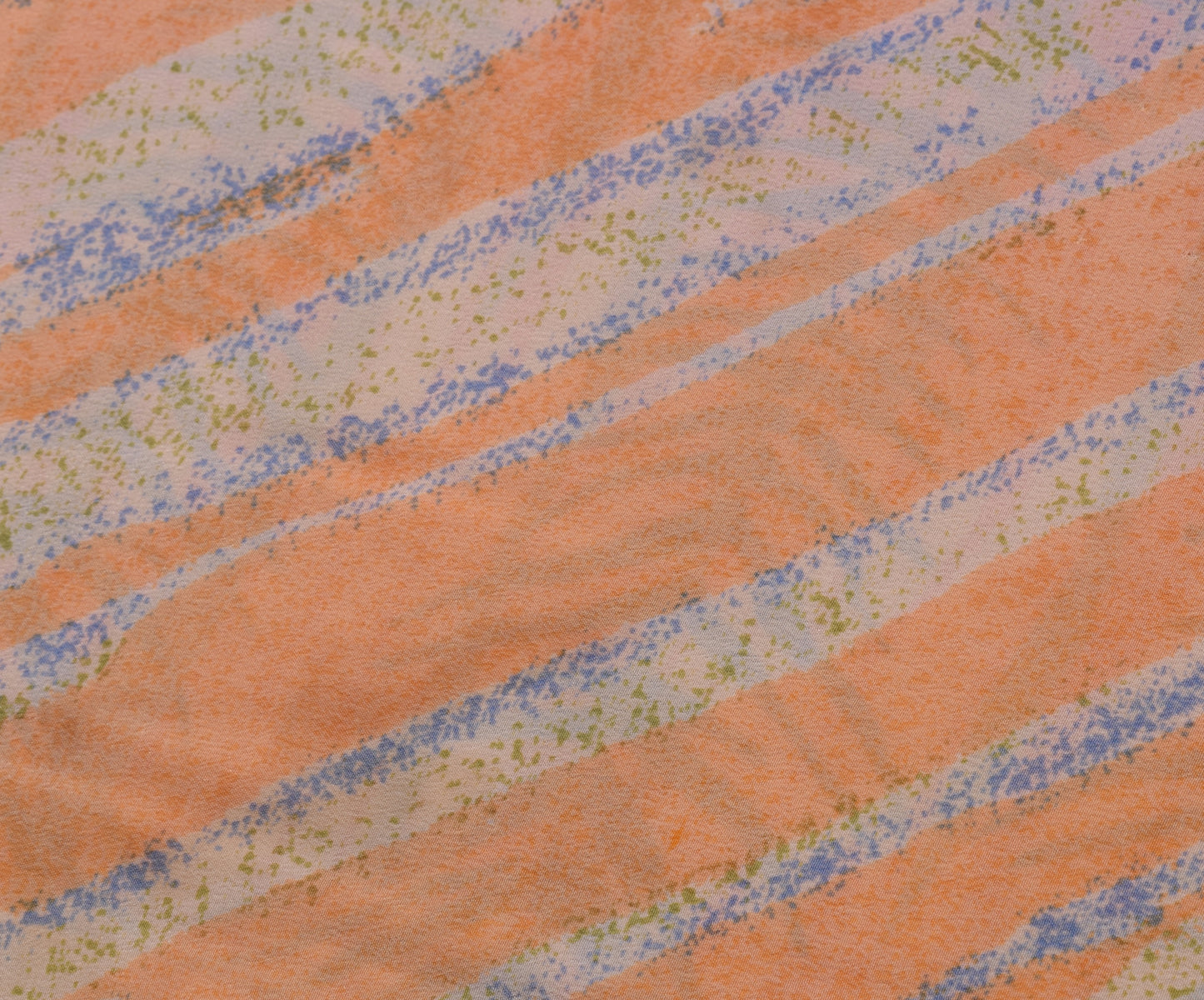 Sushila Vintage Indian Saree 100% Pure Crepe Silk Printed 5 YD Soft Craft Fabric