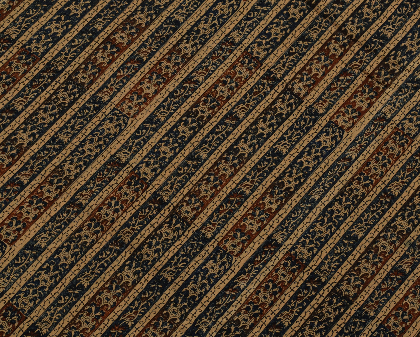 Sushila Vintage Indian Saree 100% Pure Crepe Silk Printed Floral Soft Fabric