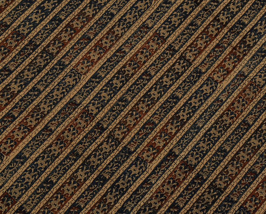 Sushila Vintage Indian Saree 100% Pure Crepe Silk Printed Floral Soft Fabric