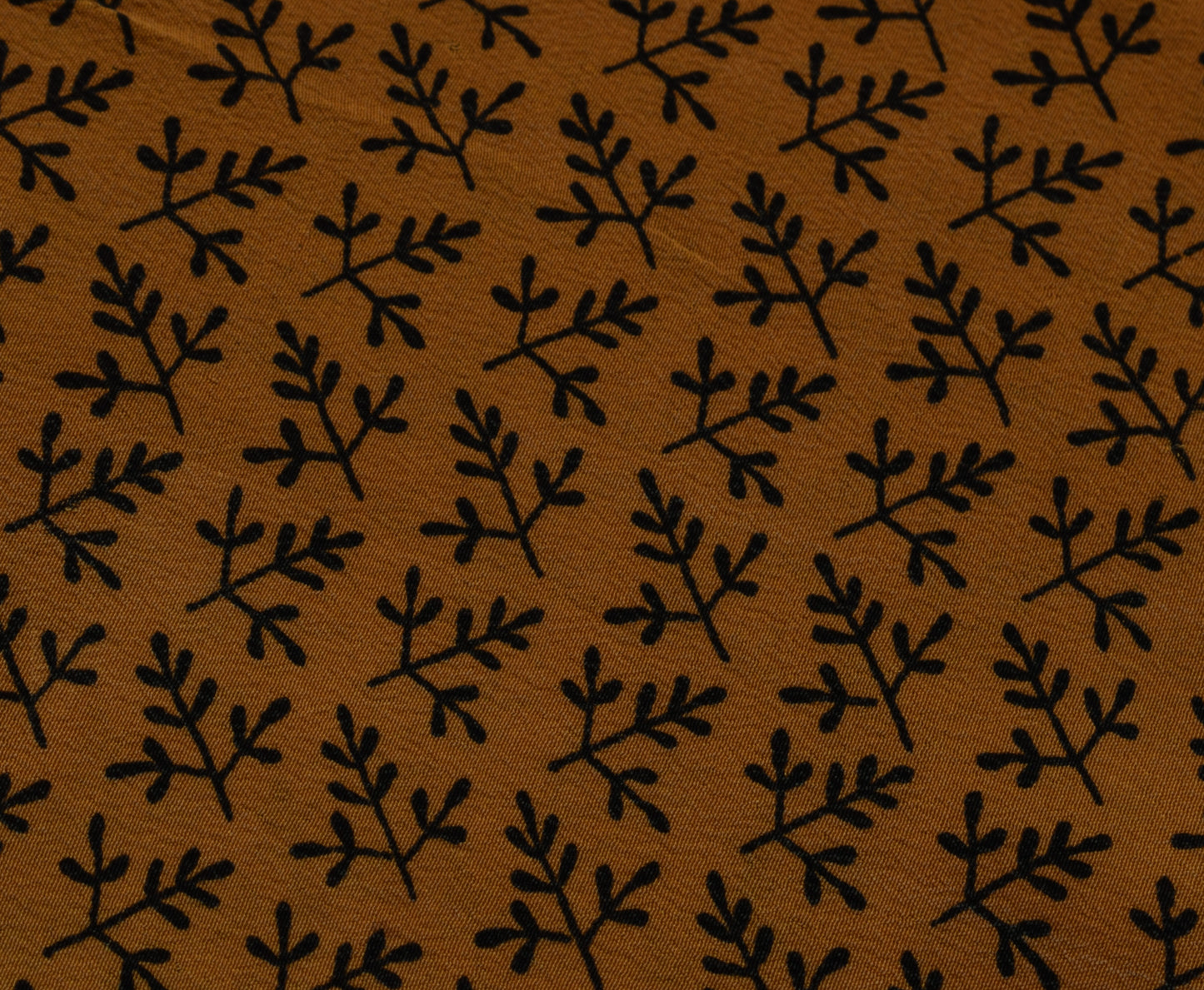 Sushila Vintage Mustard Saree 100% Pure Crepe Silk Printed Floral Soft Fabric