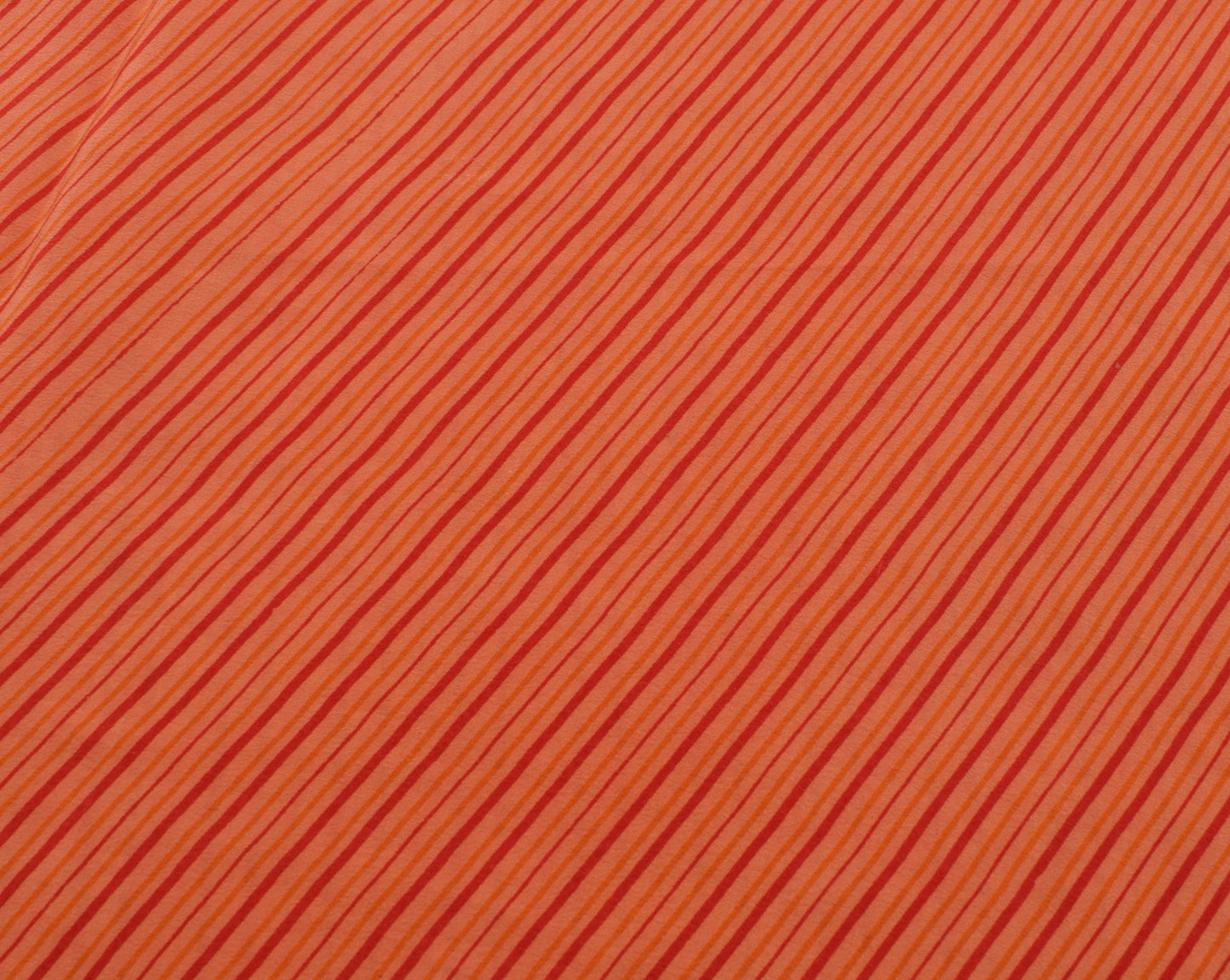 Sushila Vintage Peach Indian Saree 100% Pure Crepe Silk Printed Soft Fabric