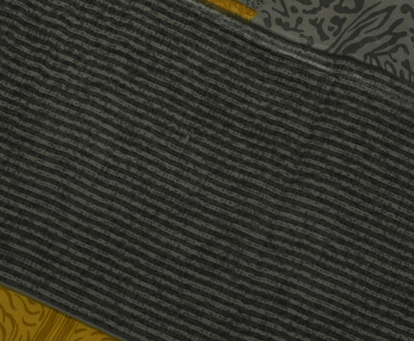 Sushila Vintage Green Saree 100% Pure Crepe Silk Printed Floral 5 YD Soft Fabric