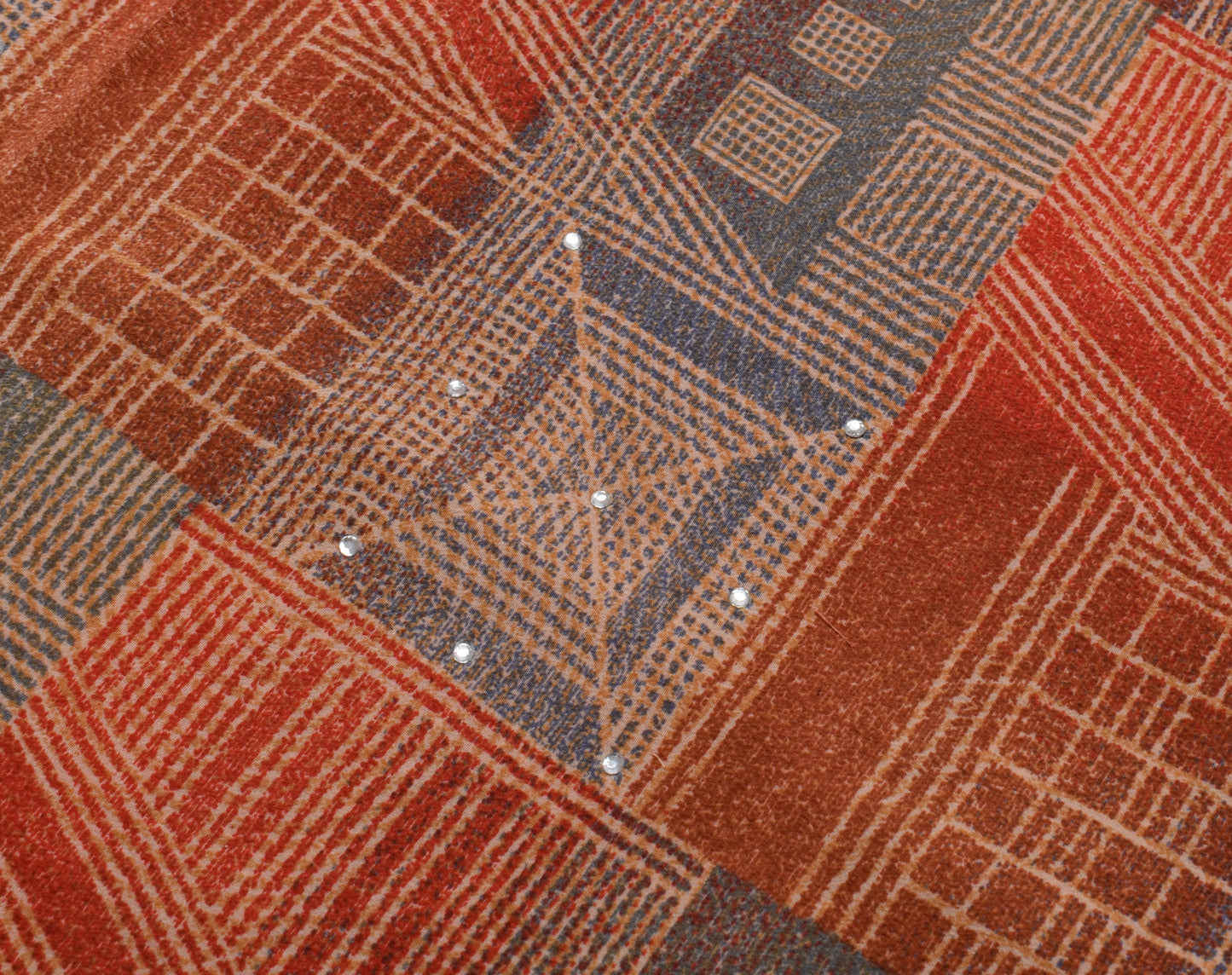 Sushila Vintage Indian Saree 100% Pure Crepe Silk Printed 5 Yard Soft Fabric