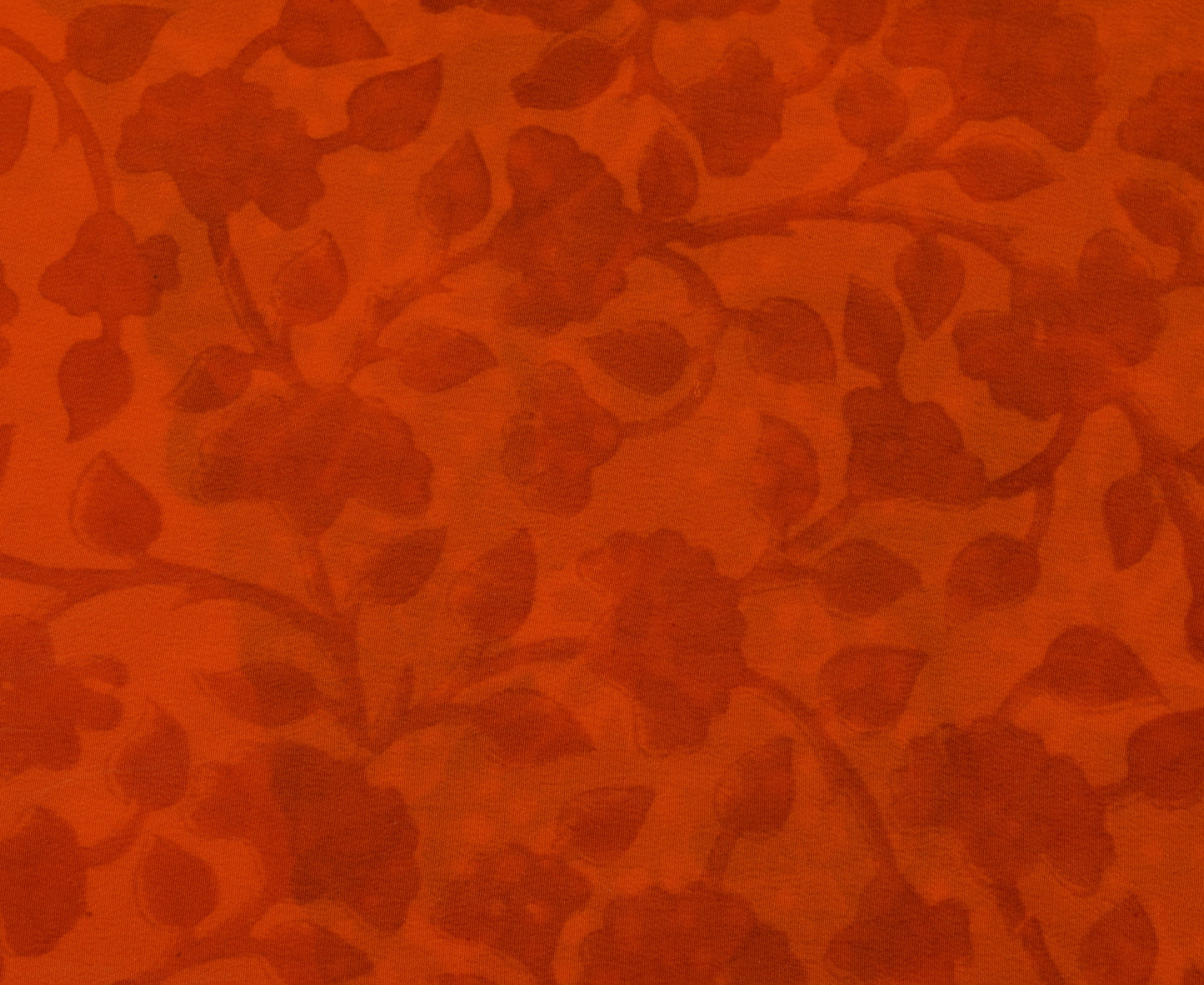 Sushila Vintage Orange Saree 100% Pure Crepe Silk Printed Floral Soft Fabric