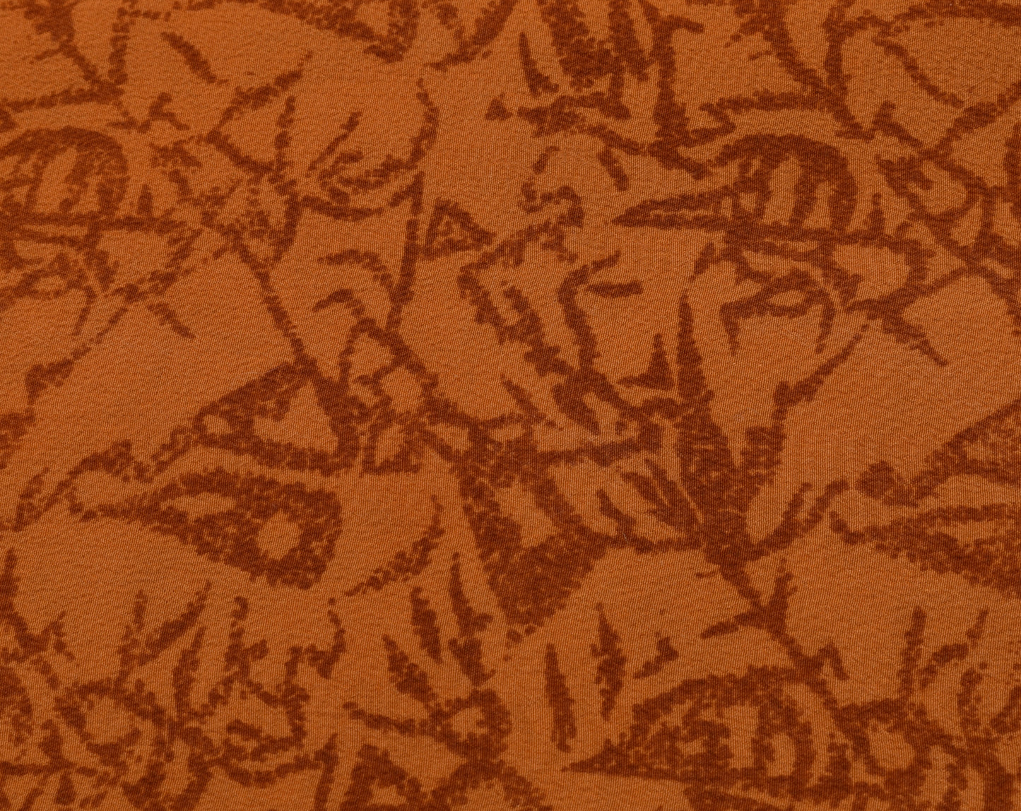 Sushila Vintage Brown Saree 100% Pure Crepe Silk Printed Floral Soft Fabric