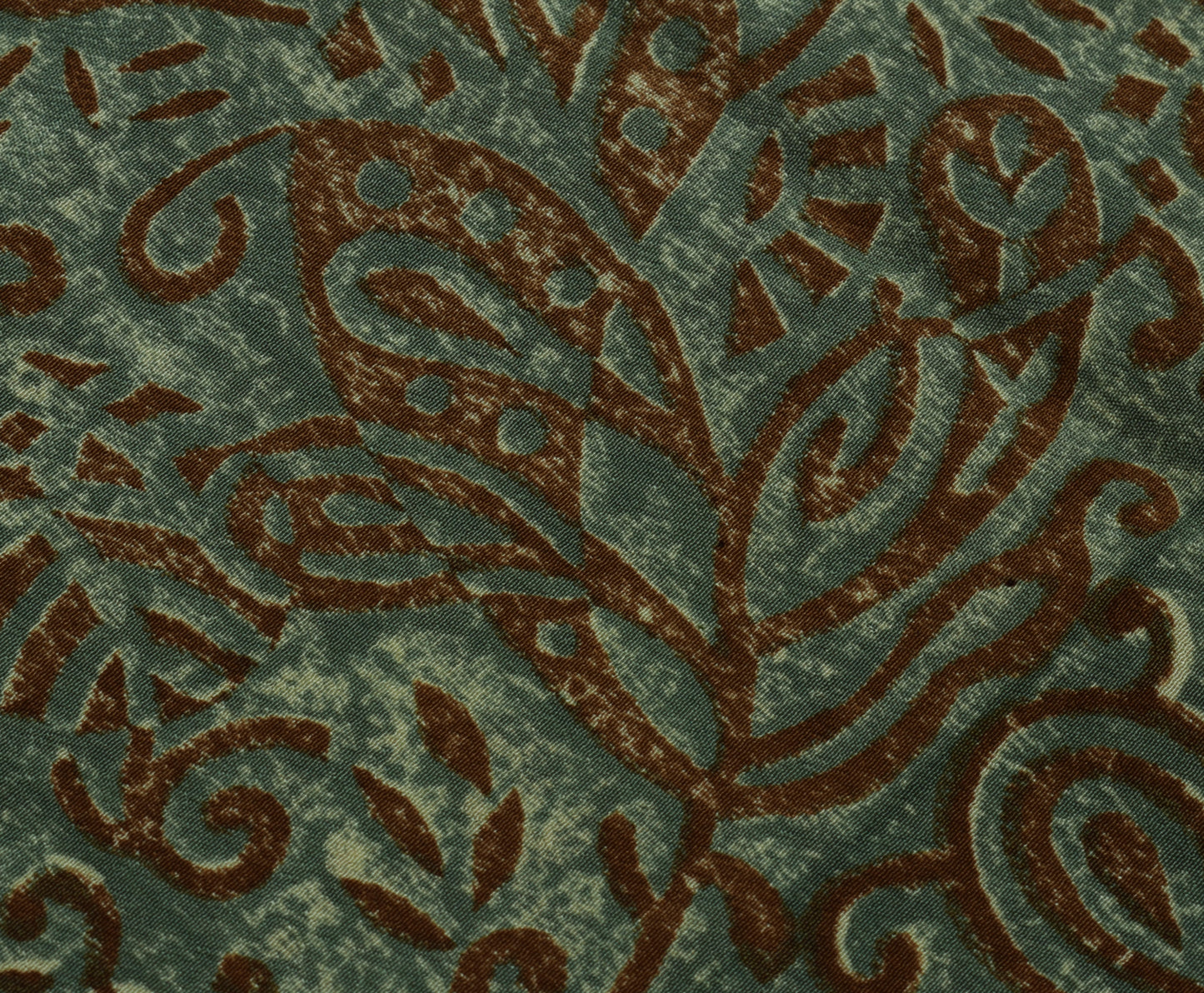 Sushila Vintage Green Saree 100% Pure Crepe Silk Printed Floral Soft Fabric