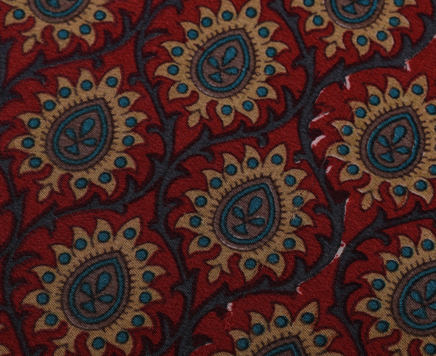 Sushila Vintage Maroon Saree 100% Pure Crepe Silk Printed Floral Soft Fabric