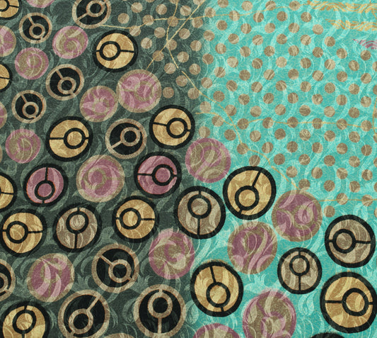 Sushila Vintage Multi-Color Saree Blend Crepe Silk Printed & Woven Soft Fabric