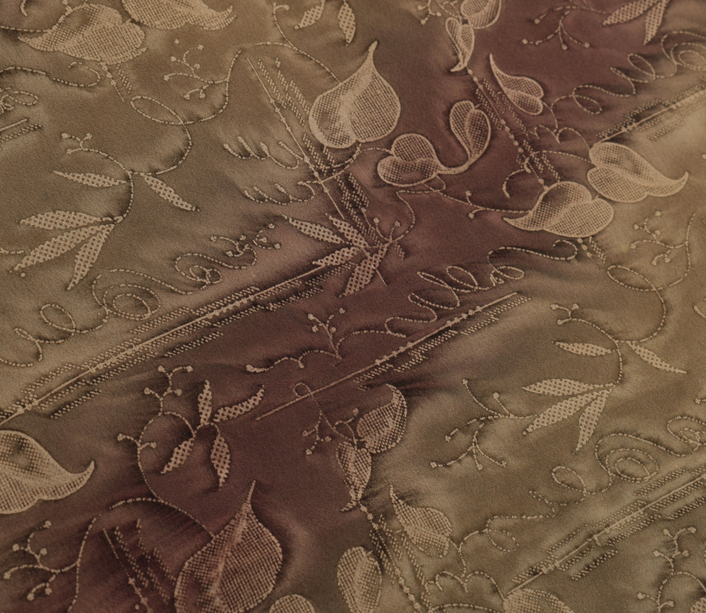 Sushila Vintage Saree  Blend Crepe Silk Printed Floral 5 FD Soft Craft Fabric