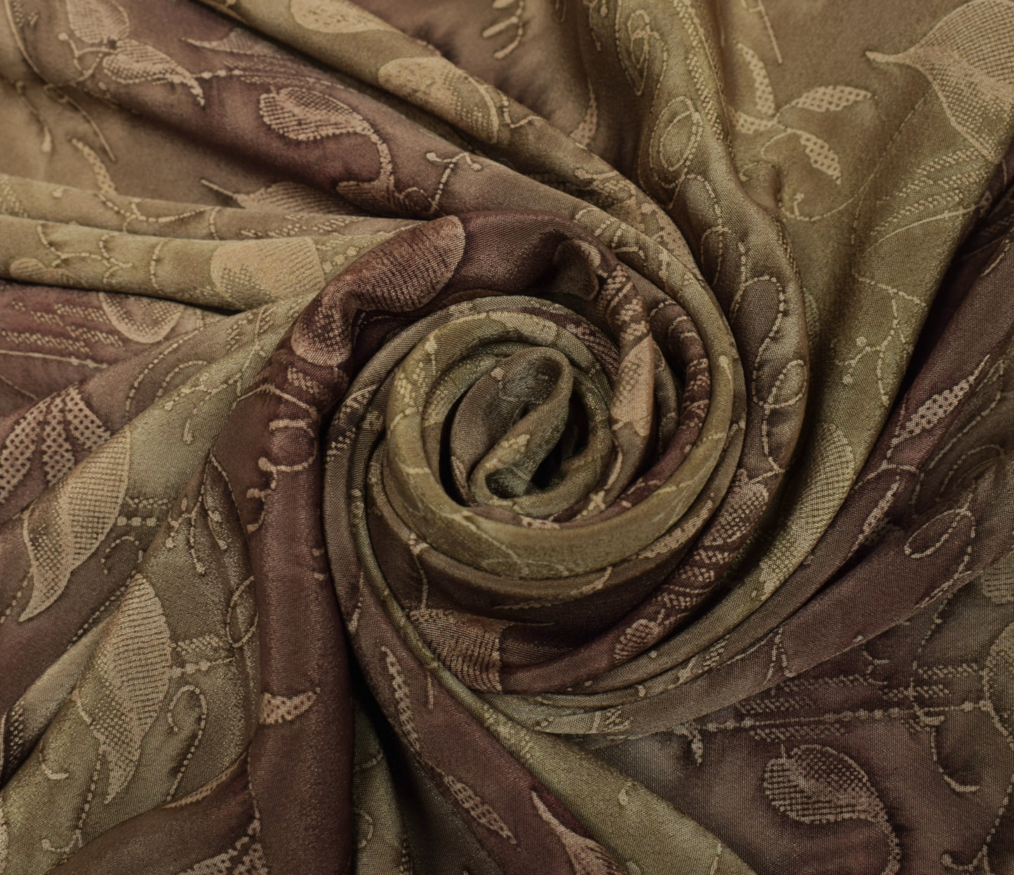 Sushila Vintage Saree  Blend Crepe Silk Printed Floral 5 FD Soft Craft Fabric