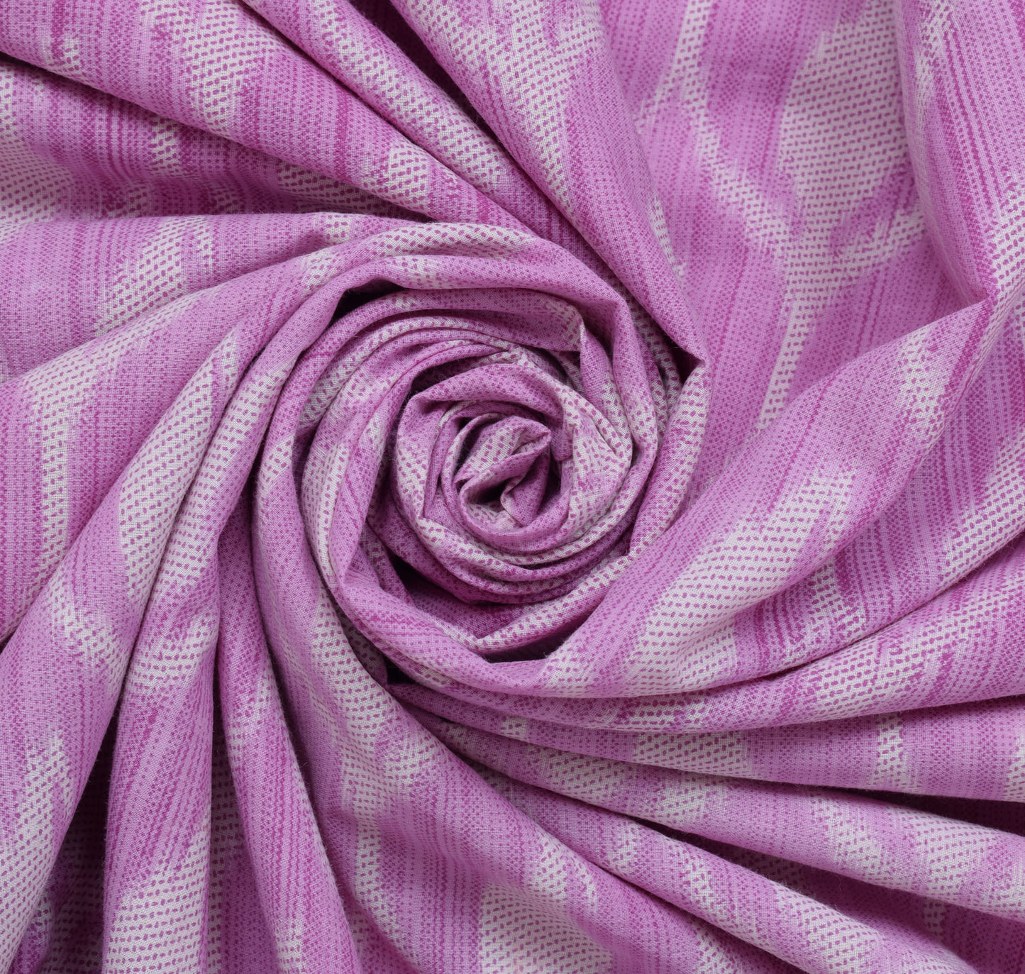 Sushila Vintage Purple Saree 100% Pure Cotton Printed Paisley Soft Craft Fabric