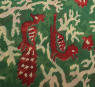 Sushila Vintage Green Saree 100% Pure Cotton Printed Floral Soft Craft Fabric