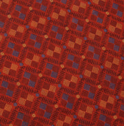 Sushila Vintage Orange Indian Saree 100% Pure Cotton Printed  Soft Craft Fabric