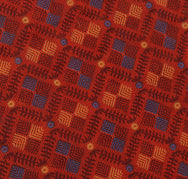 Sushila Vintage Orange Indian Saree 100% Pure Cotton Printed  Soft Craft Fabric