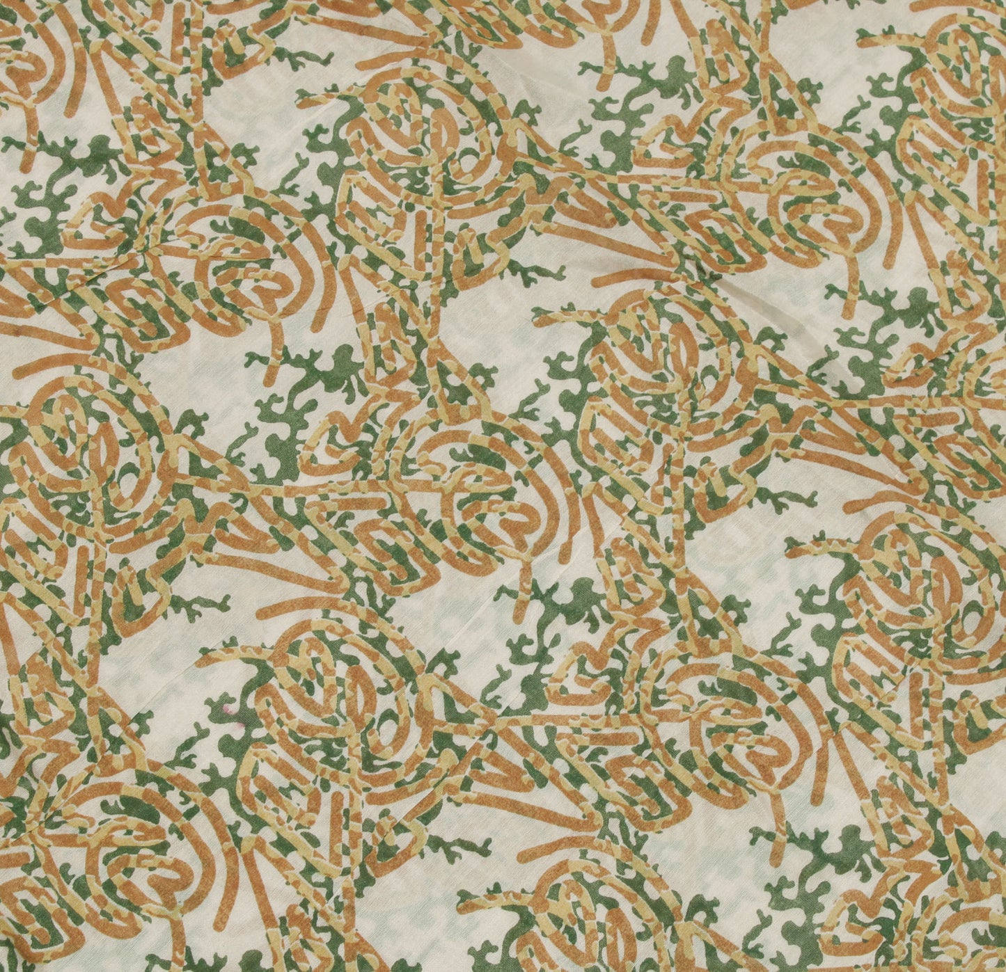 Sushila Vintage White Saree 100% Pure Cotton Printed Floral Soft Craft Fabric