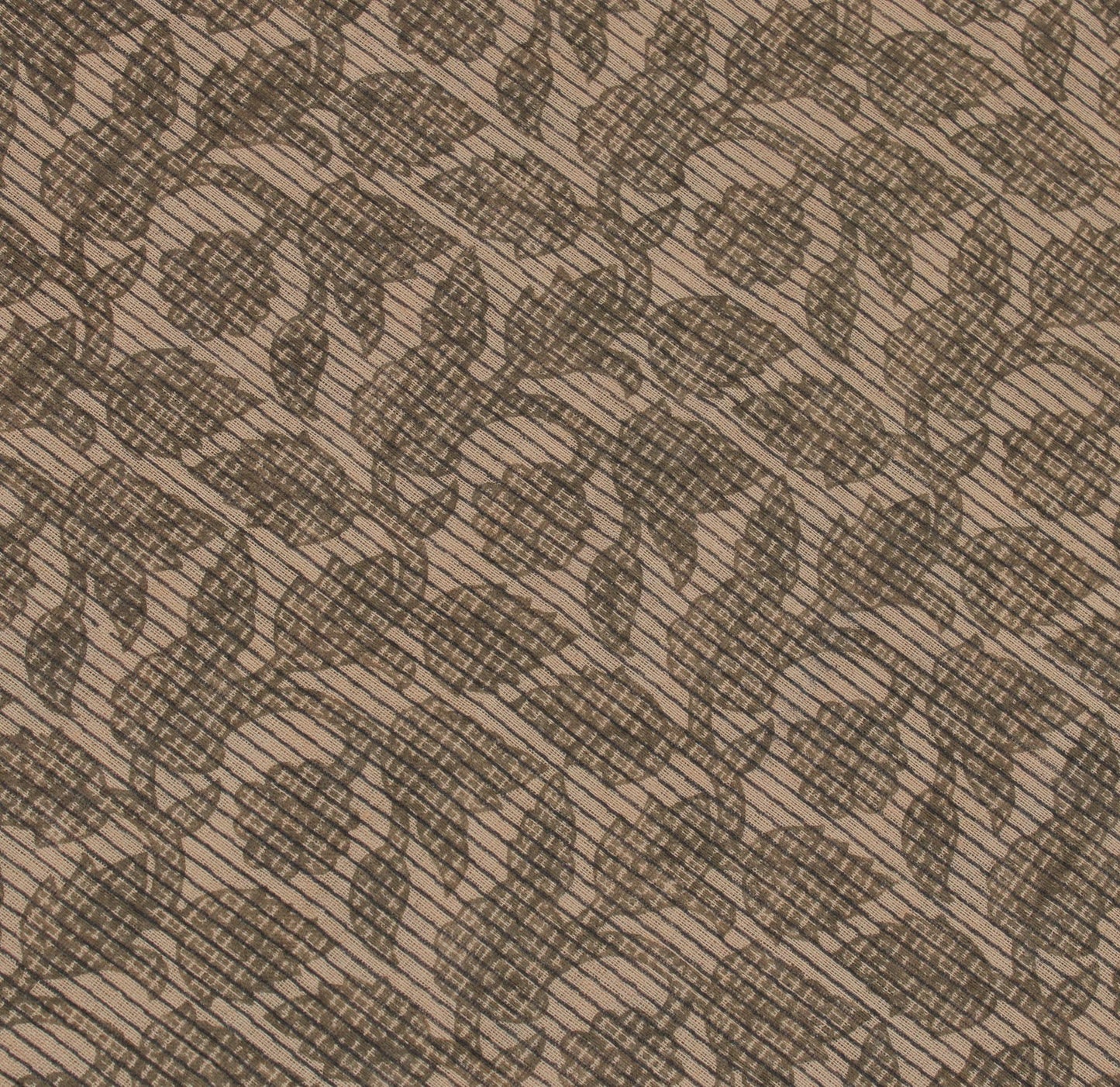 Sushila Vintage Brown Saree 100% Pure Cotton Printed Floral Soft Craft Fabric