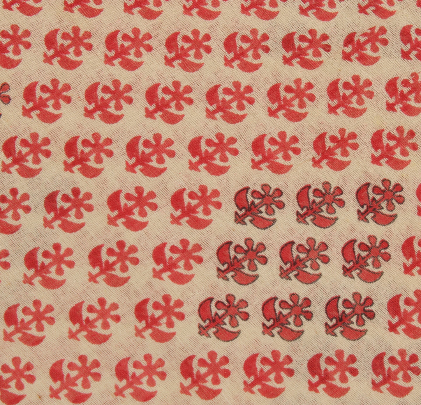 Sushila Vintage Cream Saree 100% Pure Cotton Printed Floral Soft Craft Fabric