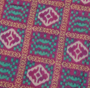 Sushila Vintage Purple Indian Saree 100% Pure Cotton Printed Soft Craft Fabric