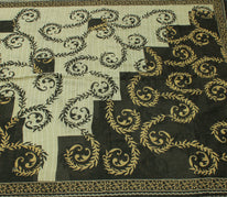 Sushila Vintage Indian Saree 100% Pure Cotton Printed Floral Soft Craft Fabric